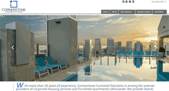 Desktop Screenshot of cornerstonefurnishedsolutions.com